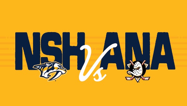 More Info for Nashville Predators vs Anaheim Ducks