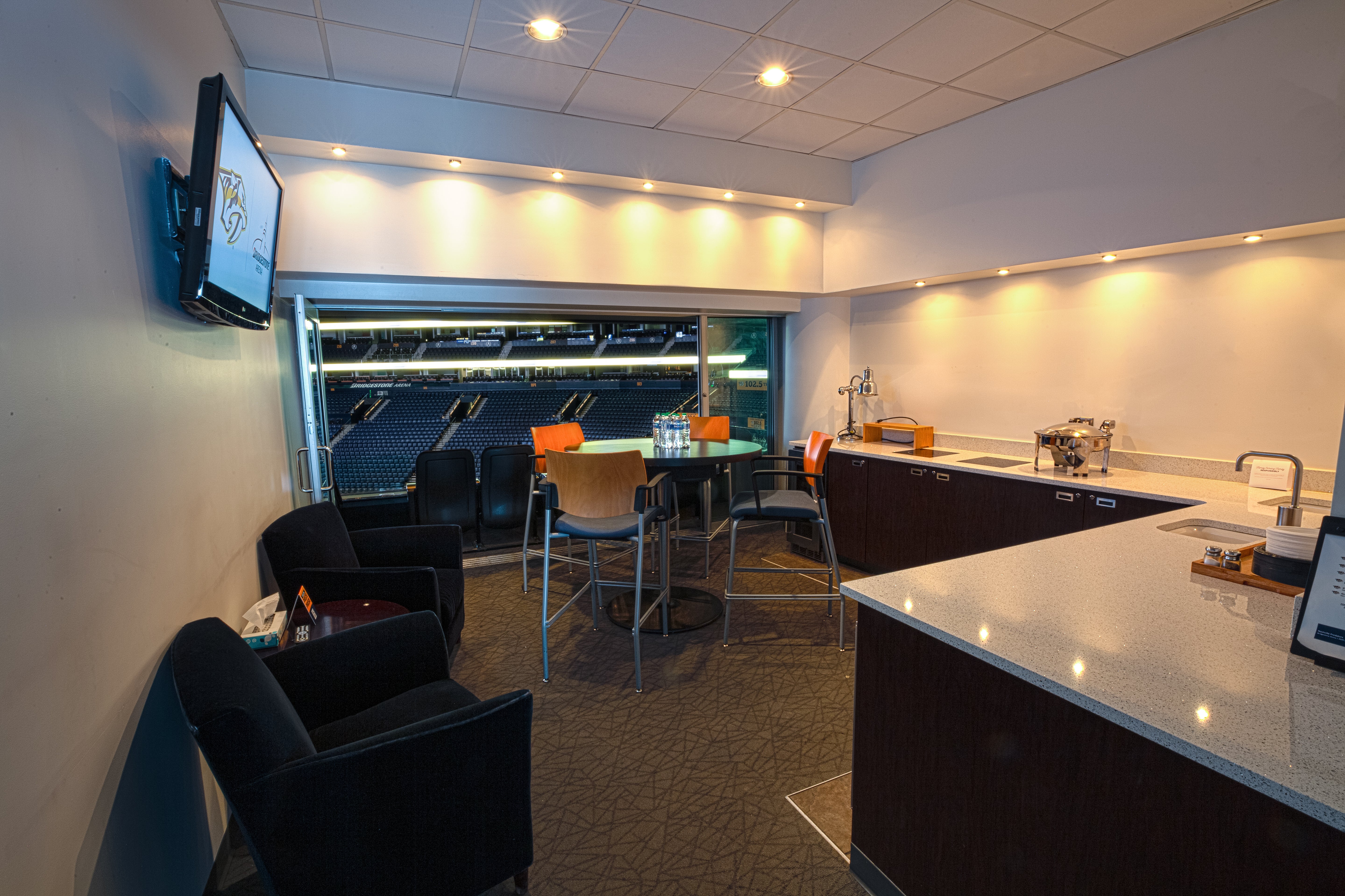 Rental Suite seating